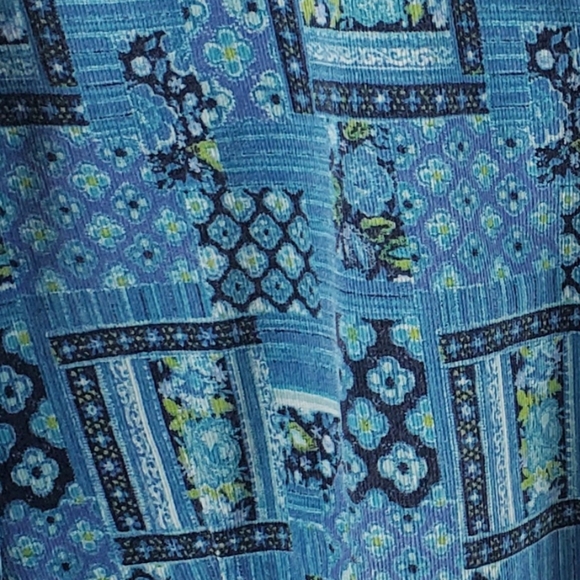 Christopher & Banks Patchwork Women’s Blue Blazer Size XL - Picture 4 of 7